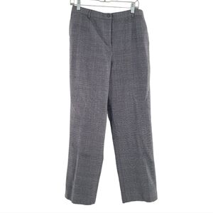 Pendleton Plaid Pants Size 14 Actual 32W x‎ 20L Gray Plaid 100% Virgin Wool